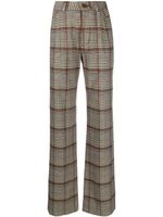 Vivienne Westwood pantalon droit à carreaux - Marron