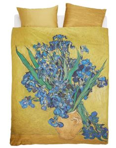 Beddinghouse x Van Gogh Museum Irises Geel Dekbedovertrek