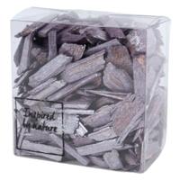 Deco houtsnippers 30-50 mm paars 165 gr | 12 stuks