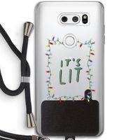 It's Lit: LG V30 Transparant Hoesje met koord