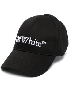 Off-White Bookish logo-embroidered baseball cap - Noir