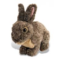 Wild Republic Knuffel konijn - pluche - lichtbruin - 30 cm