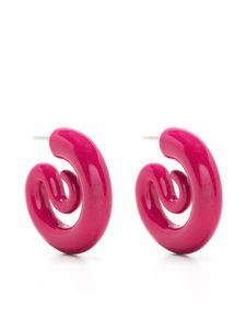 Panconesi boucles d'oreilles Serpent - Rose