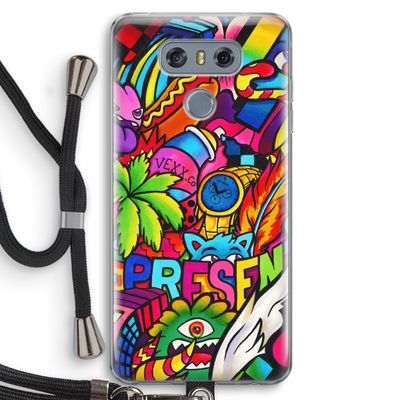 Represent: LG G6 Transparant Hoesje met koord
