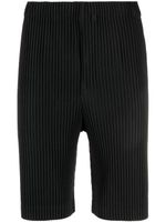 Homme Plissé Issey Miyake plissé straight-leg shorts - Noir - thumbnail