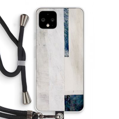 Meet you there: Pixel 4 Transparant Hoesje met koord