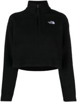 The North Face sweat Glacier en polaire à coupe crop - Noir - thumbnail