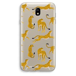 Luipaard: Samsung Galaxy J7 (2017) Transparant Hoesje