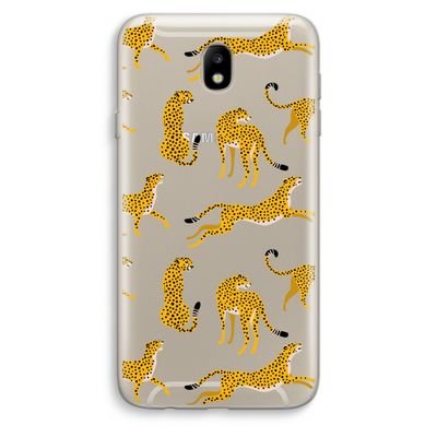 Luipaard: Samsung Galaxy J7 (2017) Transparant Hoesje