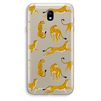 Luipaard: Samsung Galaxy J7 (2017) Transparant Hoesje