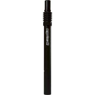 Ergotec Zadelpen verend 27.2 350mm kaars zwart