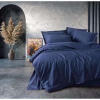 Beddengoedset - 1 dekbedovertrek 220 x 240 cm + 2 kussenslopen 60 x 60 cm - 100% katoen - Blauw