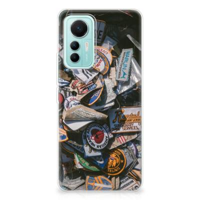 Xiaomi 12 Lite | Siliconen hoesje | met foto Badges