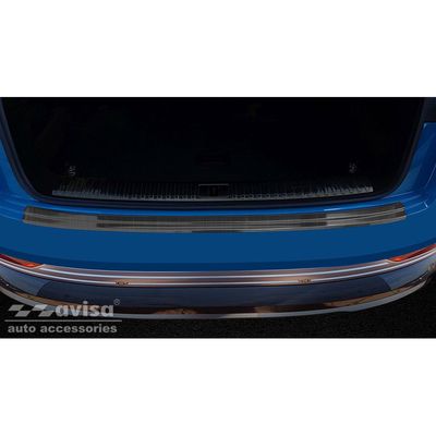 Zwart RVS Bumper beschermer passend voor Audi E-Tron incl. Sportback 2018- AV245244