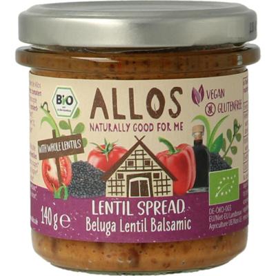 Allos Linzenspread beluga balsamico bio