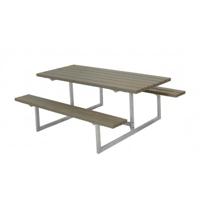 Picknicktafel "Basic" Grijs Bruin Gebeitst Hout