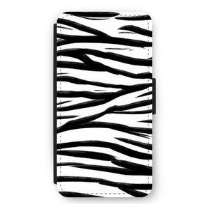 Zebra pattern: iPhone 11 Pro Max Flip Hoesje