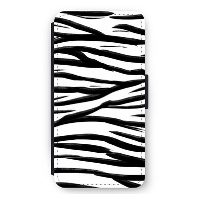 Zebra pattern: iPhone 11 Pro Max Flip Hoesje