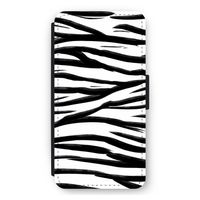 Zebra pattern: iPhone 11 Pro Max Flip Hoesje