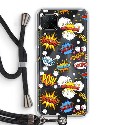 Pow Smack: Huawei P40 Lite Transparant Hoesje met koord
