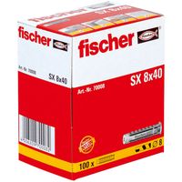 Fischer 70008 schroefanker & muurplug 100 stuk(s) 40 mm - thumbnail