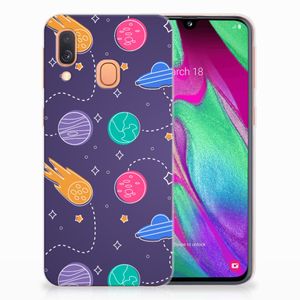 Samsung Galaxy A40 Silicone Back Cover Space