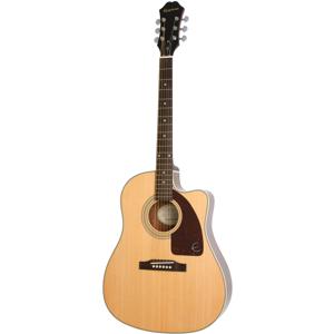 Epiphone J-15 EC Deluxe Natural elektrisch-akoestische westerngitaar met koffer