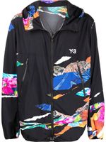 Y-3 veste légère à imprimé graphique - Noir - thumbnail