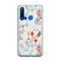 Gekleurde driehoekjes pastel: Huawei P20 Lite (2019) Transparant Hoesje
