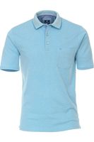 Redmond Casual Regular Fit Polo shirt Korte mouw lichtblauw