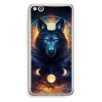 Wolf Dreamcatcher: Huawei Ascend P10 Lite Transparant Hoesje