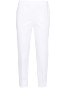 Peserico pantalon à détails de plis - Blanc