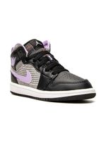 Jordan Kids baskets mi-montantes Air Jordan 1 'Houndstooth' - Noir