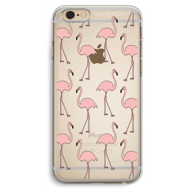 Anything Flamingoes: iPhone 6 Plus / 6S Plus Transparant Hoesje