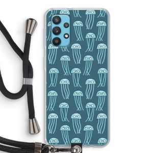Kwallie: Samsung Galaxy A32 4G Transparant Hoesje met koord