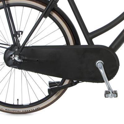 Cortina kettingkast lakdoek u4 jet zwart mat 3v zw strip