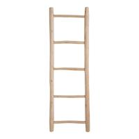 De Boer - Teak Ladder - Natuurlijk teakhout - 40x150cm