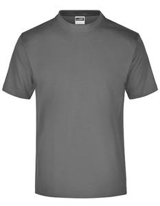 James & Nicholson JN001 Round-T Medium - Dark-Grey-(Solid) - XXL