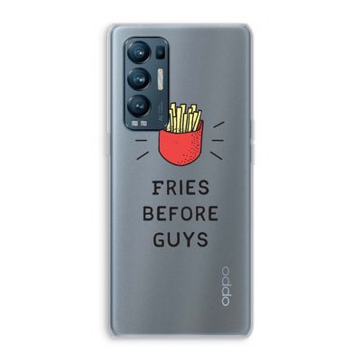 Fries before guys: Oppo Find X3 Neo Transparant Hoesje