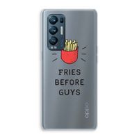 Fries before guys: Oppo Find X3 Neo Transparant Hoesje