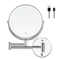 LumiView 8" Oplaadbare Make-up Spiegel met Verlichting
