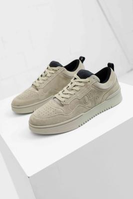 Off The Pitch Fullstop Suede Sneakers Heren Beige - Maat 41 - Kleur: Beige | Soccerfanshop