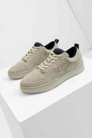 Off The Pitch Fullstop Suede Sneakers Heren Beige - Maat 41 - Kleur: Beige | Soccerfanshop