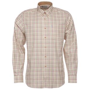 Herenshirt SP Tattersall Red/khaki