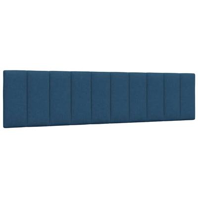 Hoofdbordkussen "Hanko" 200 cm stof blauw