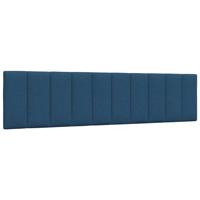 Hoofdbordkussen "Hanko" 200 cm stof blauw