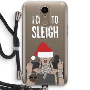Came To Sleigh: LG K10 (2017) Transparant Hoesje met koord