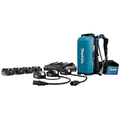 Makita PDC01 Ruggedragen Accustation met 18V & 2x18V adapter DC18RD 4x BL1850B - 191C50-5