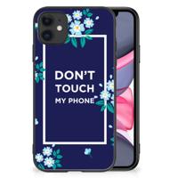 iPhone 11 | Telefoon Hoesje | Flowers Blue DTMP