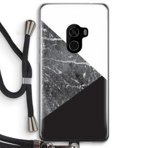 Combinatie marmer: Xiaomi Mi Mix 2 Transparant Hoesje met koord